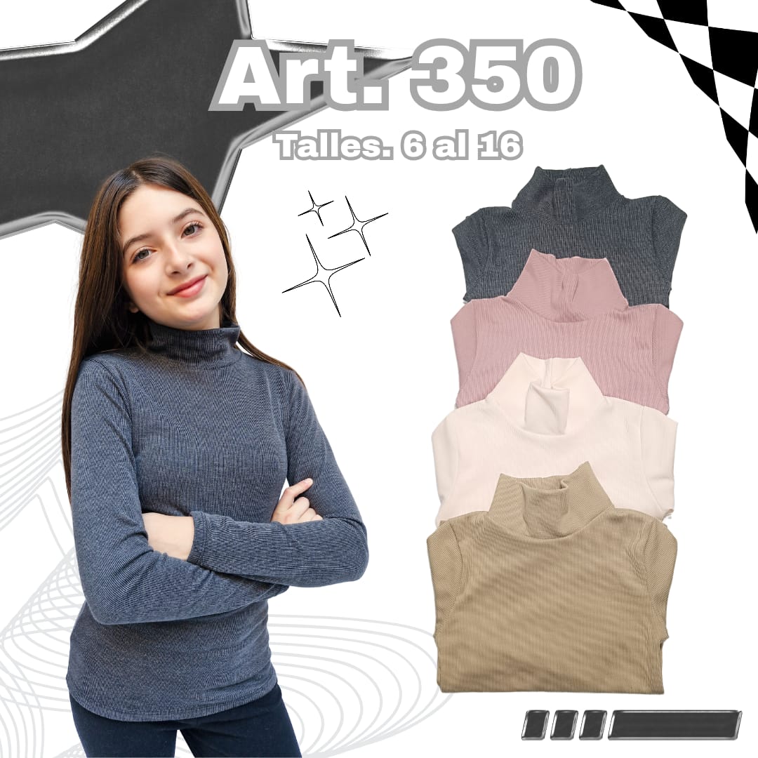 Polera lanilla niñas